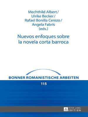 cover image of Nuevos enfoques sobre la novela corta barroca